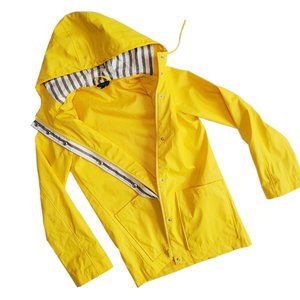 Top Shop Size 2 Yellow Raincoat Jacket Coat Slicker